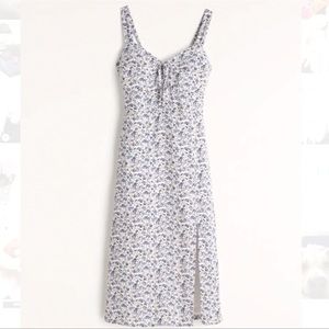 A&F Cinch-Front Midi Dress